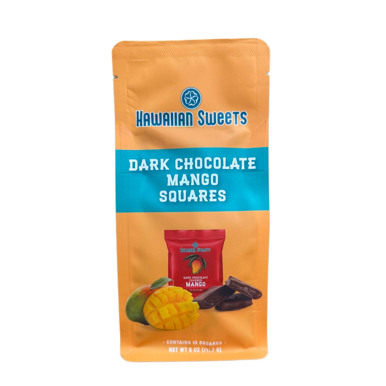 Dark Choc Mango Sq 5oz Bag