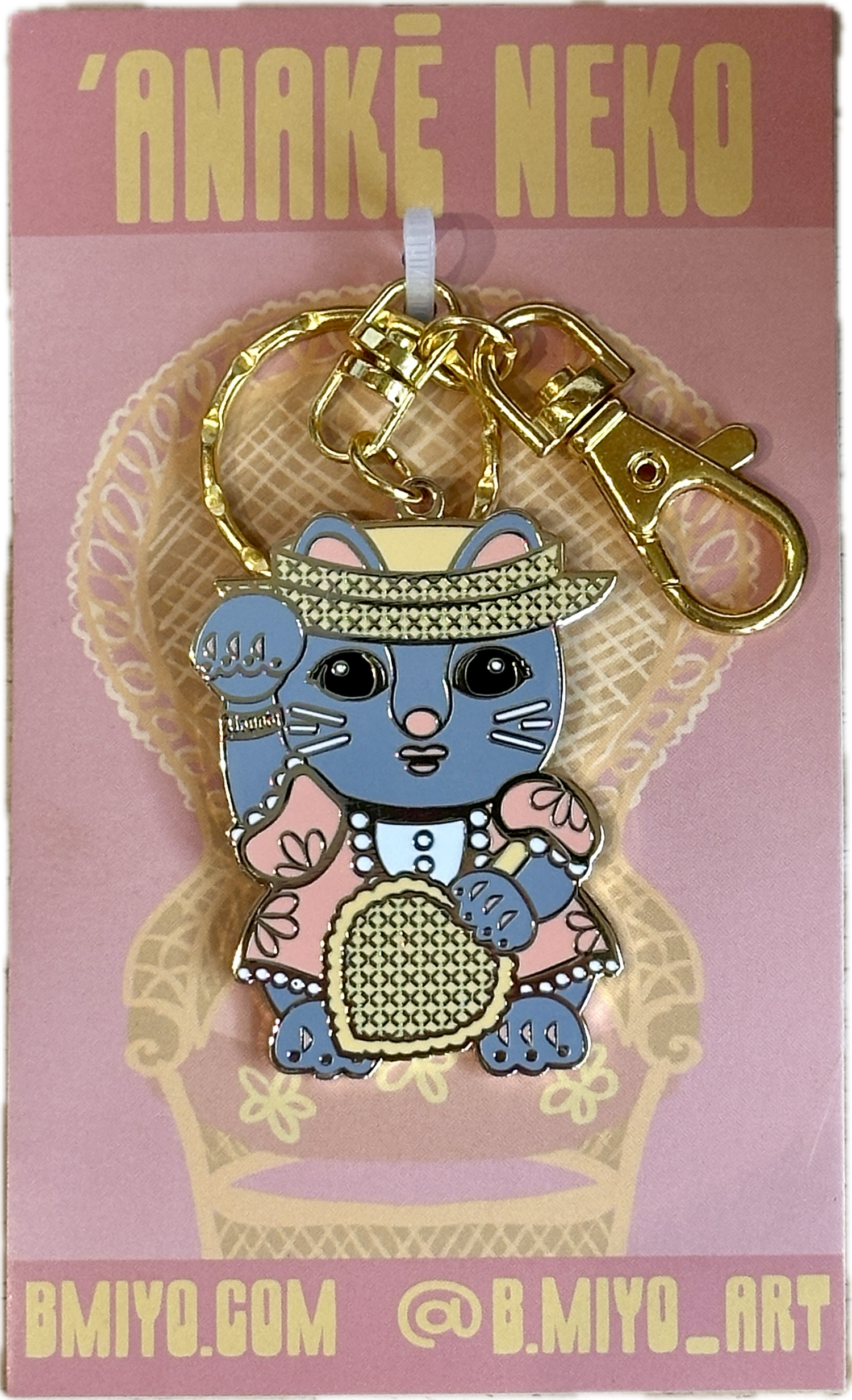 ʻAnake Neko Keychain