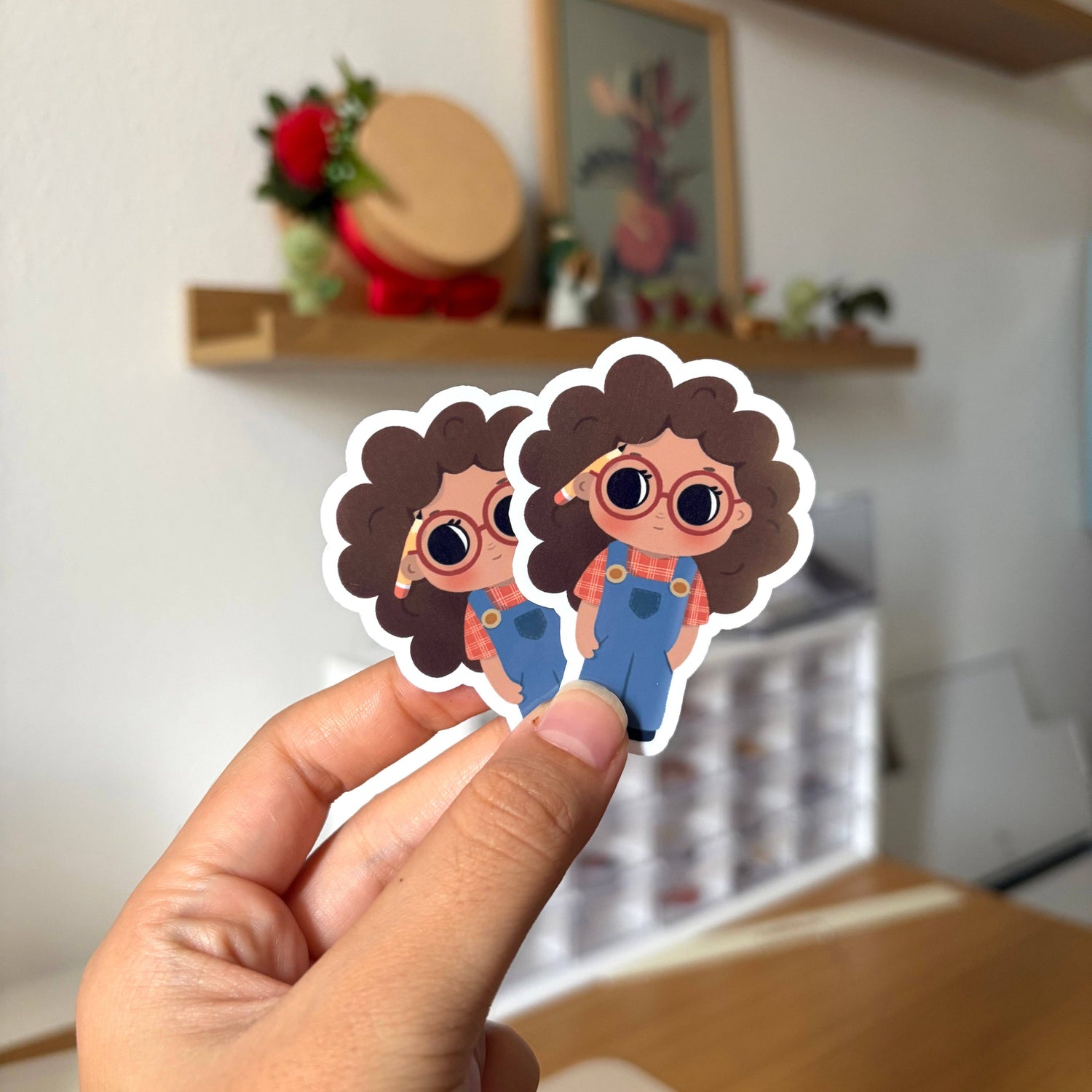 Little Miss Teacha Sticker