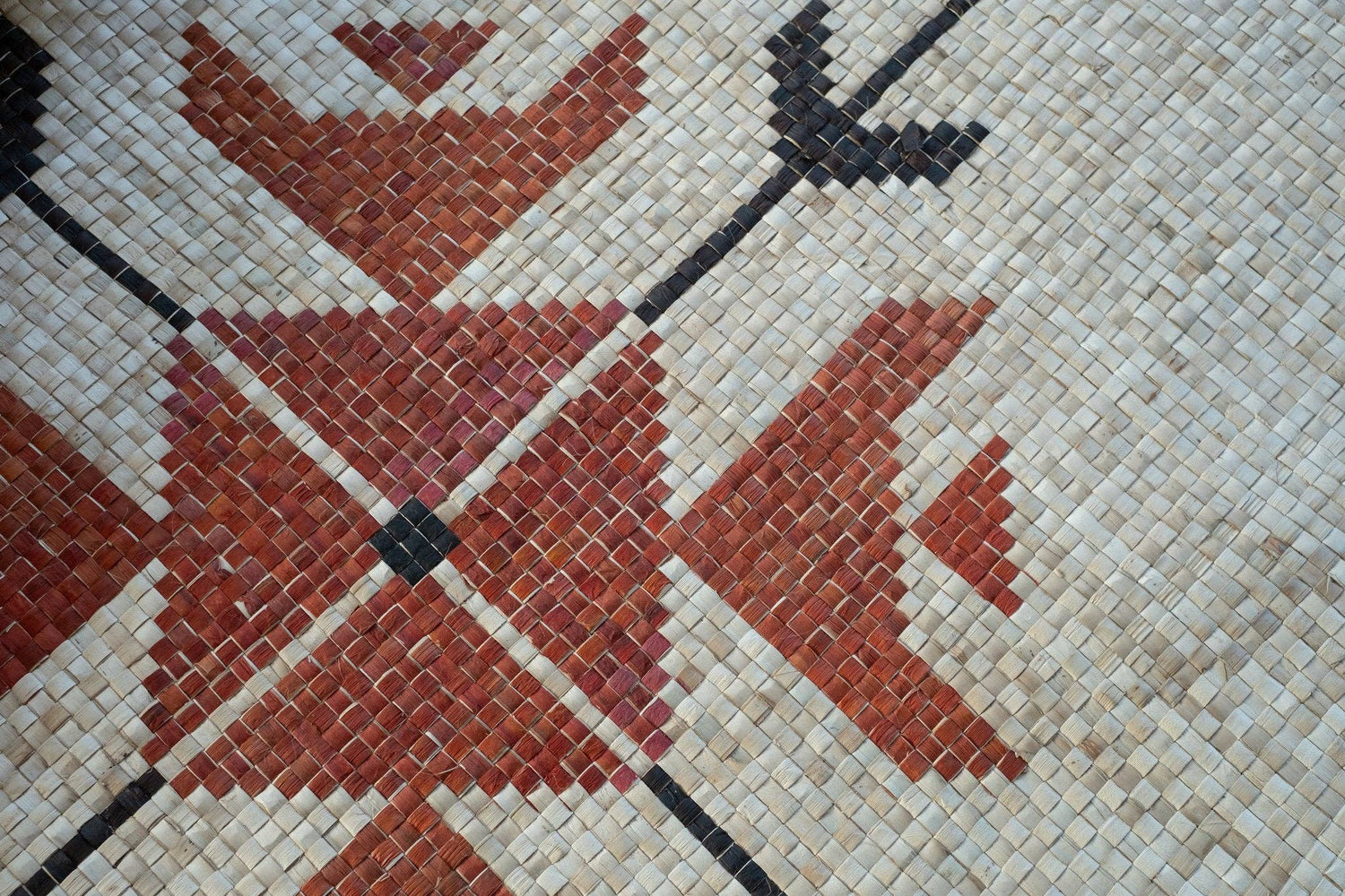 Kioa Handwoven Square Tarawa Mat