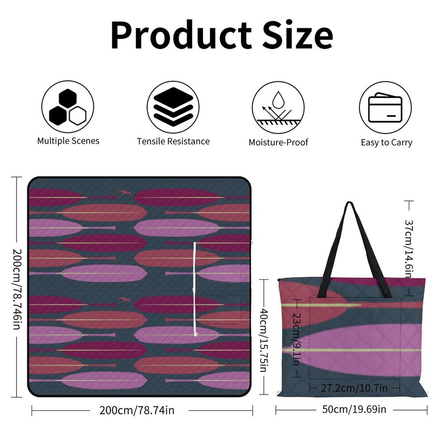 Lā‘ī Collection Holoholo Blanket Bag