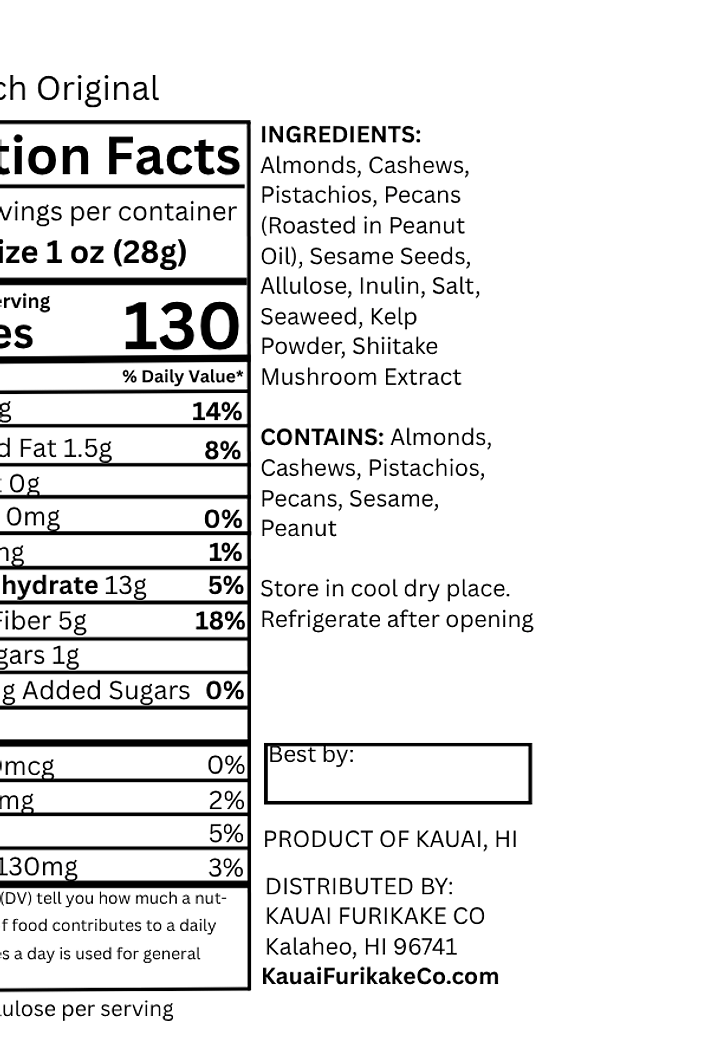 Original Furikake Nut Crunch