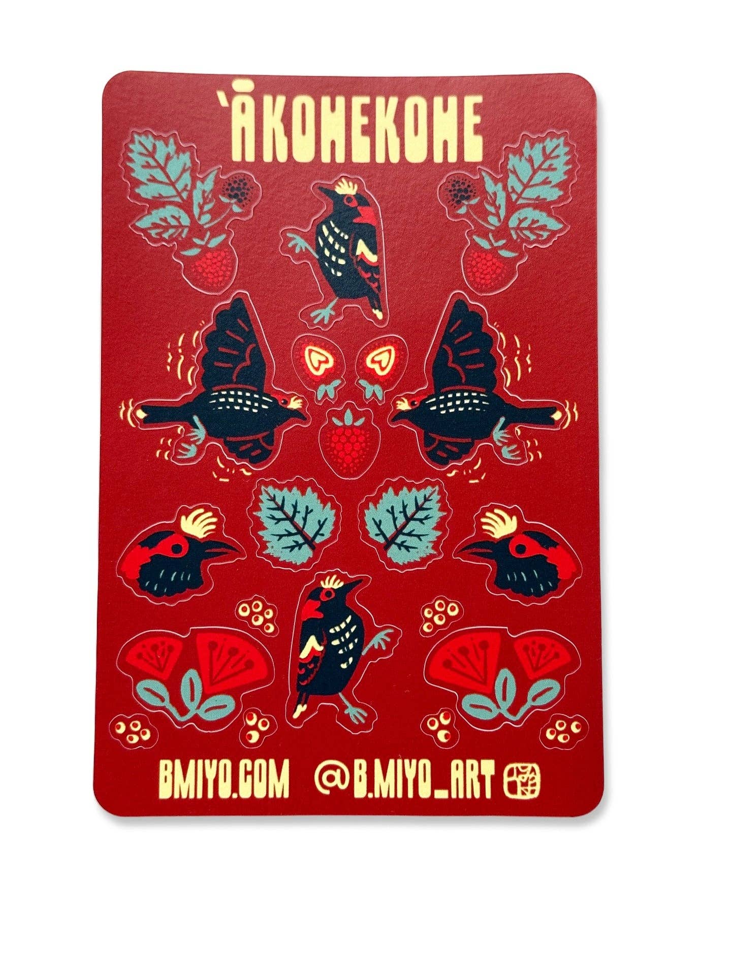 ʻAkohekohe Sticker Sheets