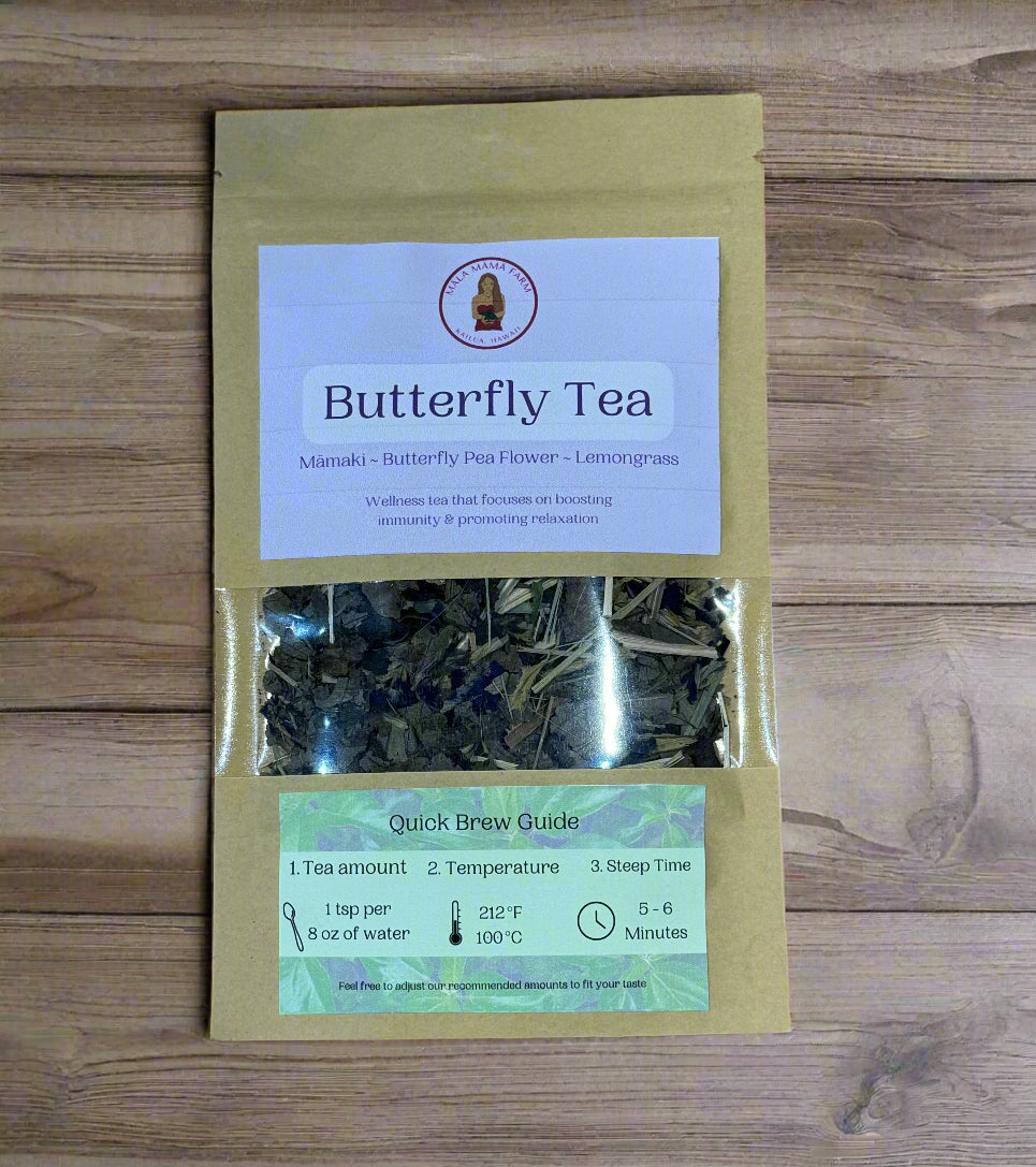 Mala Mama Farms Butterfly Mamaki Tea