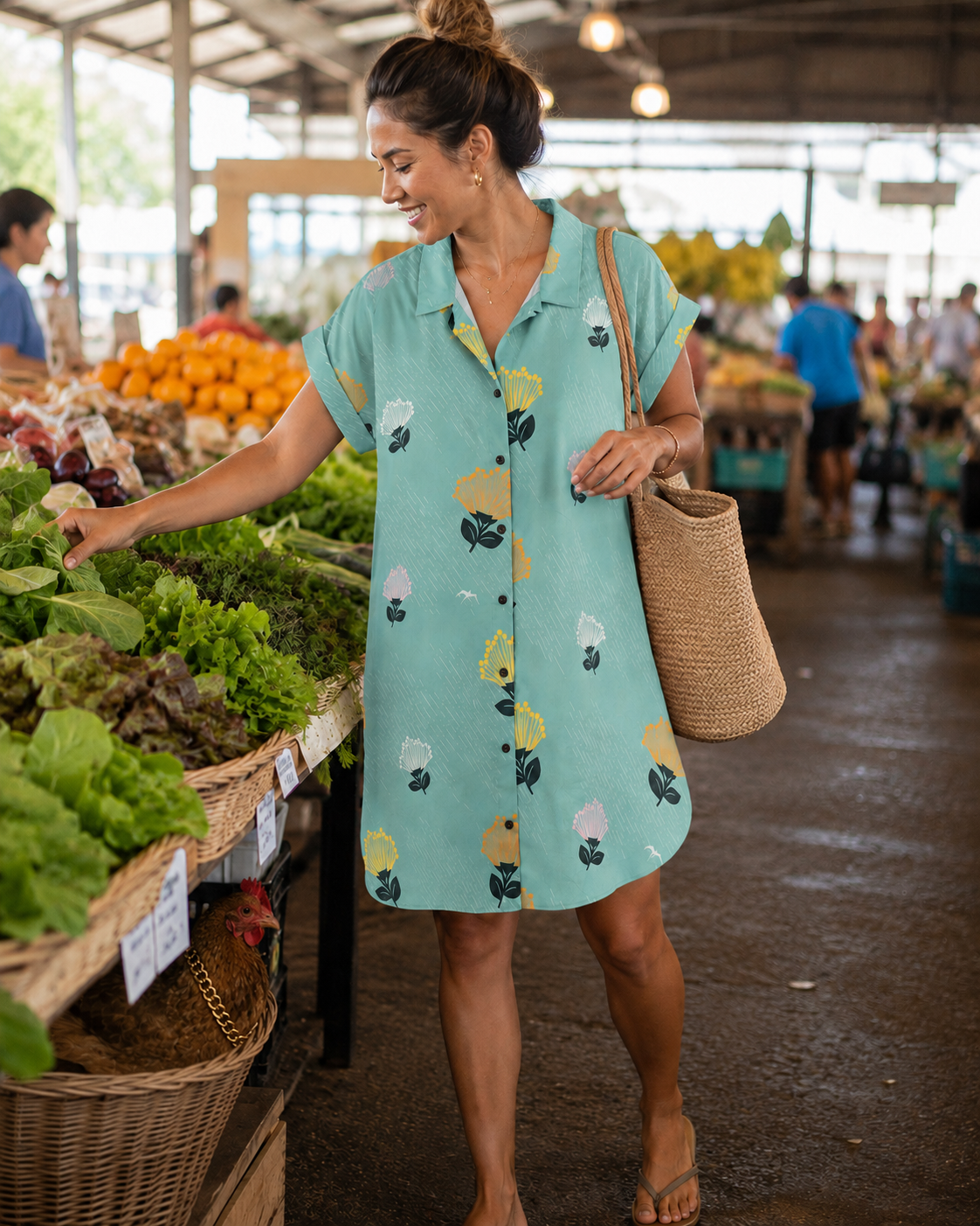 ʻŌhiʻa Lehua Collection T-Shirt Dress - PREORDER OPEN NOW!