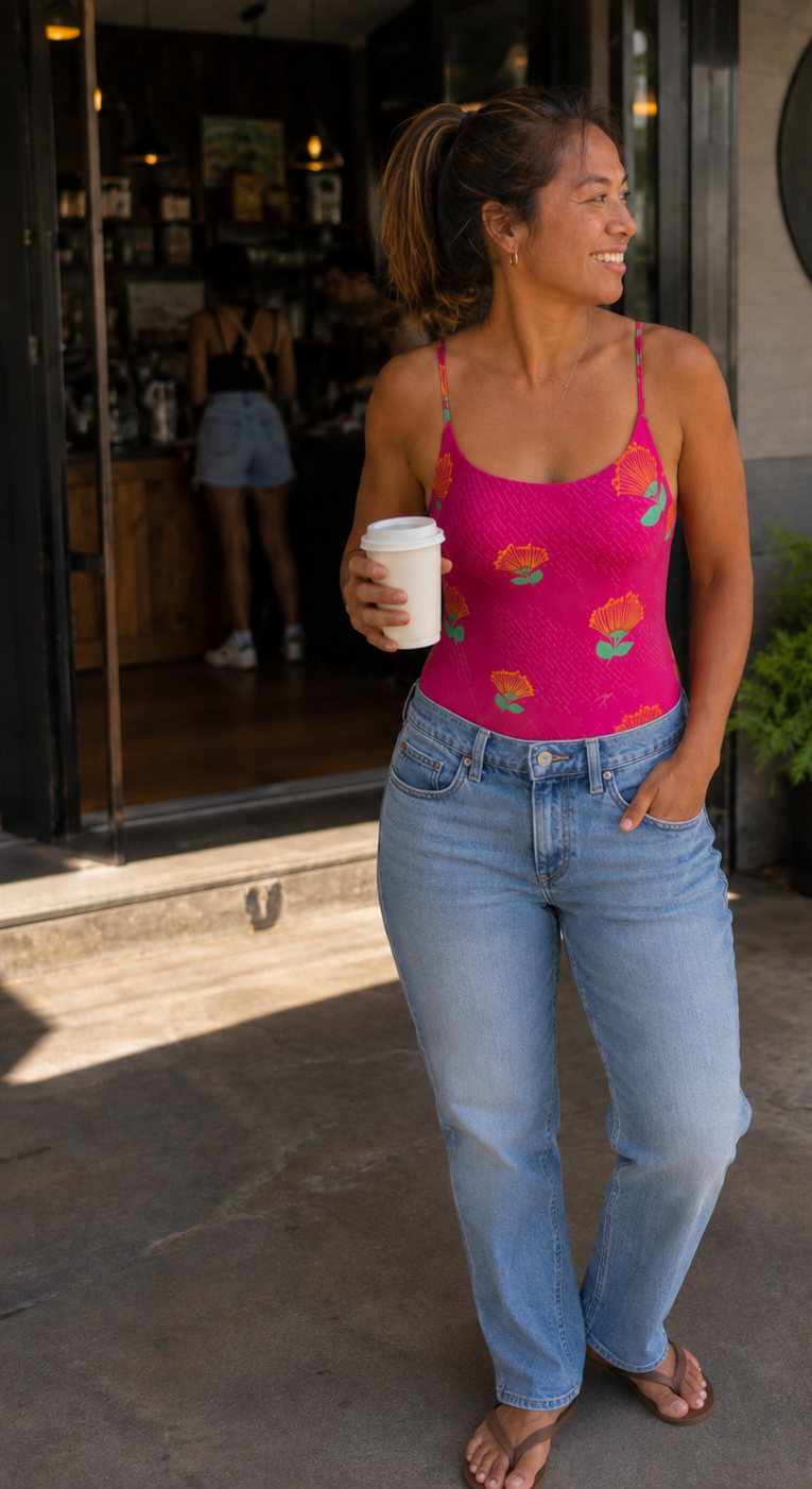 ʻŌhiʻa Lehua Collection One-Piece Swimsuit - PREORDER Arriving August 15th!
