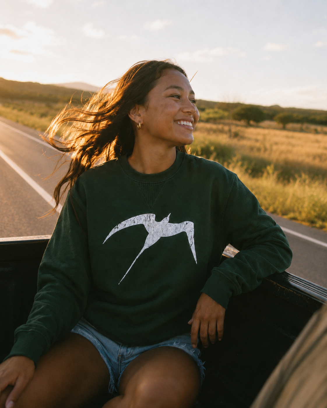 COMING SOON!! Manu Nui Distressed Crewneck Sweater