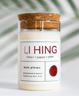 Hale Plume Li Hing natural soy wax candle