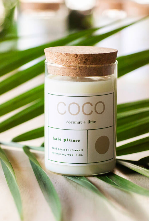 Hale Plume Coco Natural Soy Wax Candle
