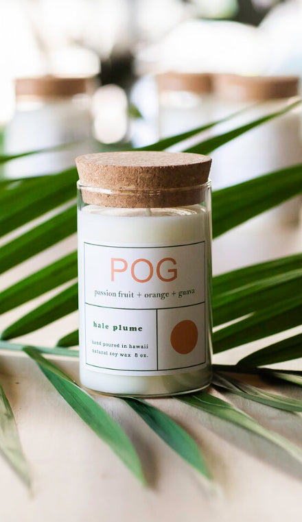 Hale Plume Pog Natural Soy Wax Candle