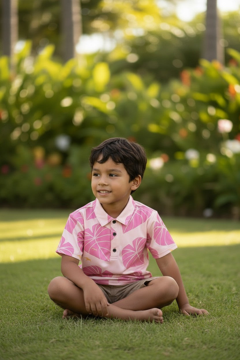 Kalo Collection Keiki Polo Shirt - Available Mid April!