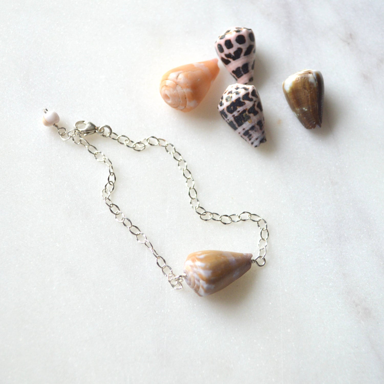 Cone Shell Chain Bracelet