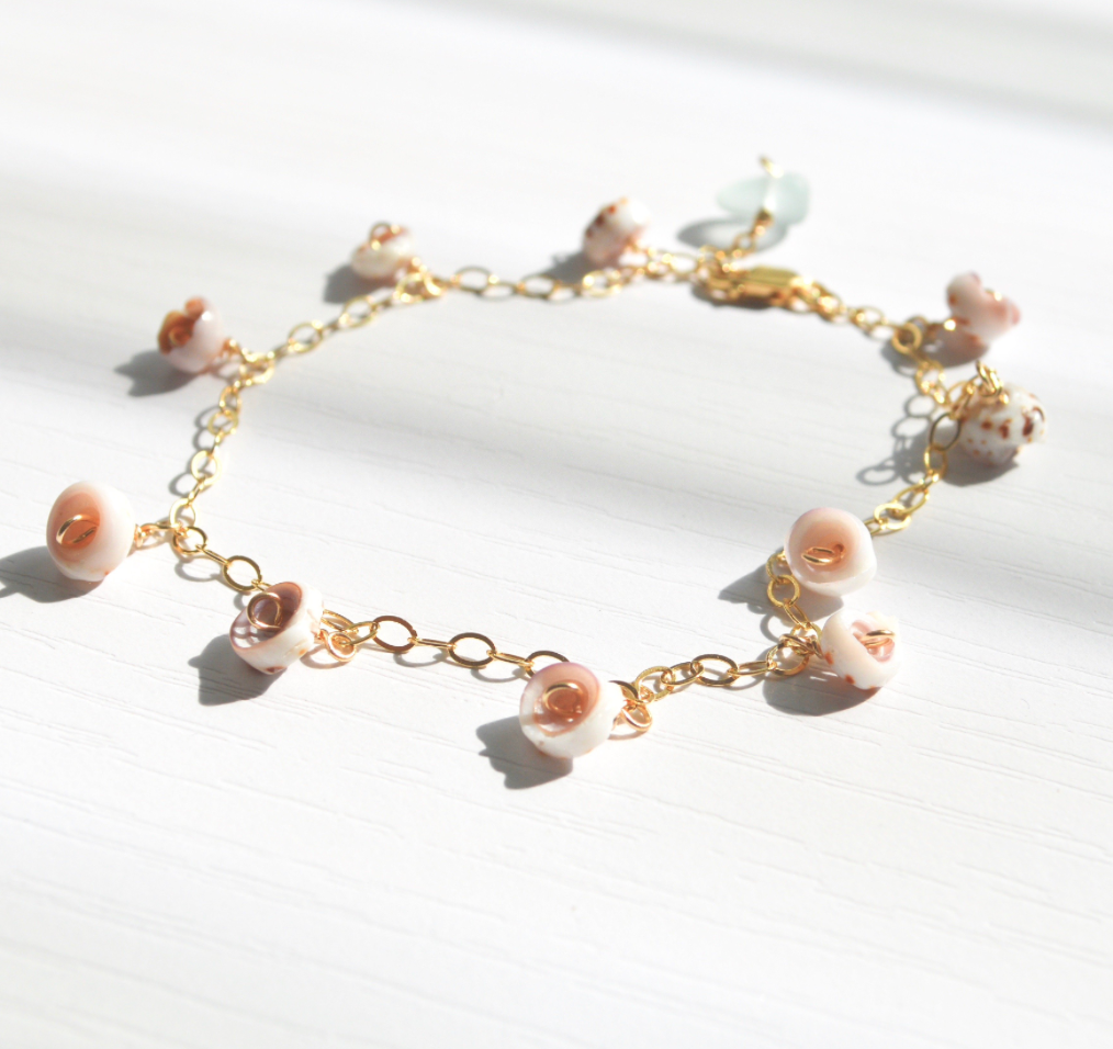 Puka Shell Chain Bracelet