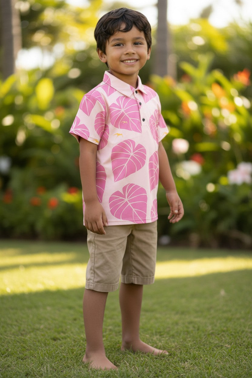Kalo Collection Keiki Polo Shirt - Available Mid April!