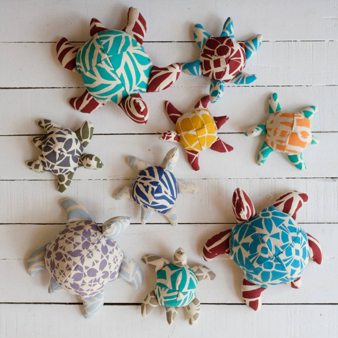 Handsewn Koro Print Turtles