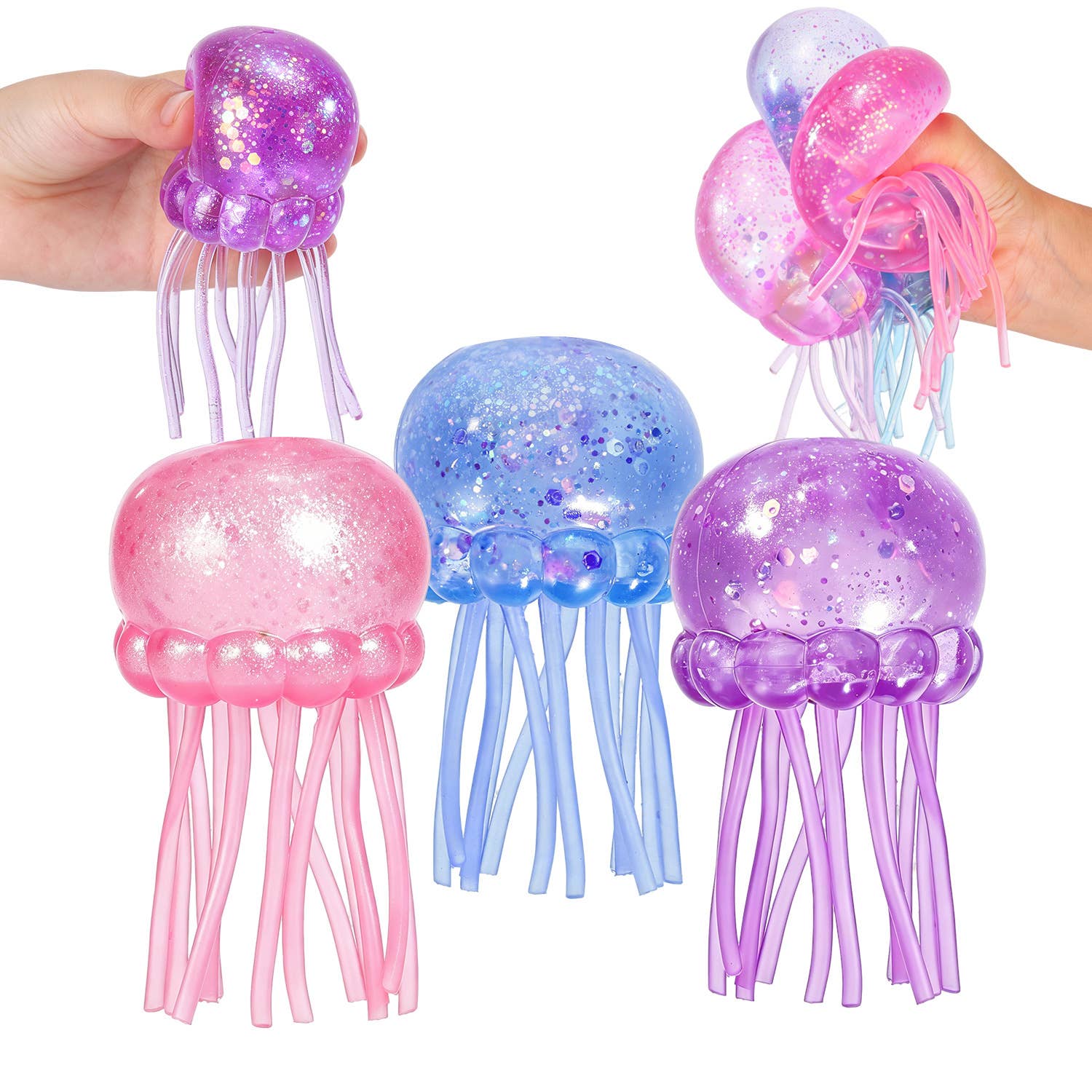 Jelly Squish Squeeze Squishy Toy Display of 12