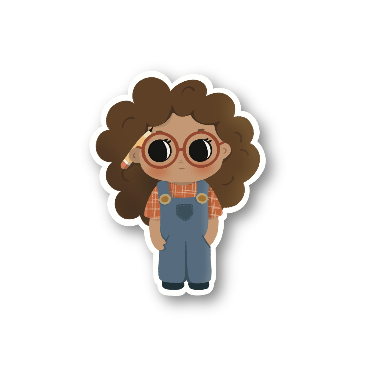 Little Miss Teacha Sticker