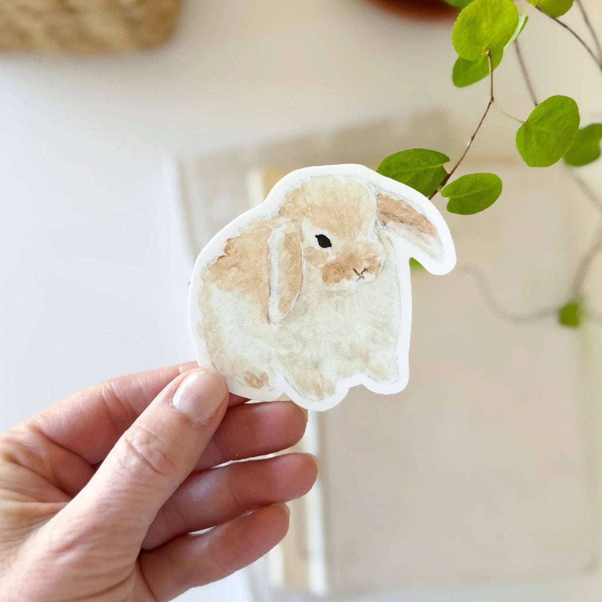 Bunny sticker