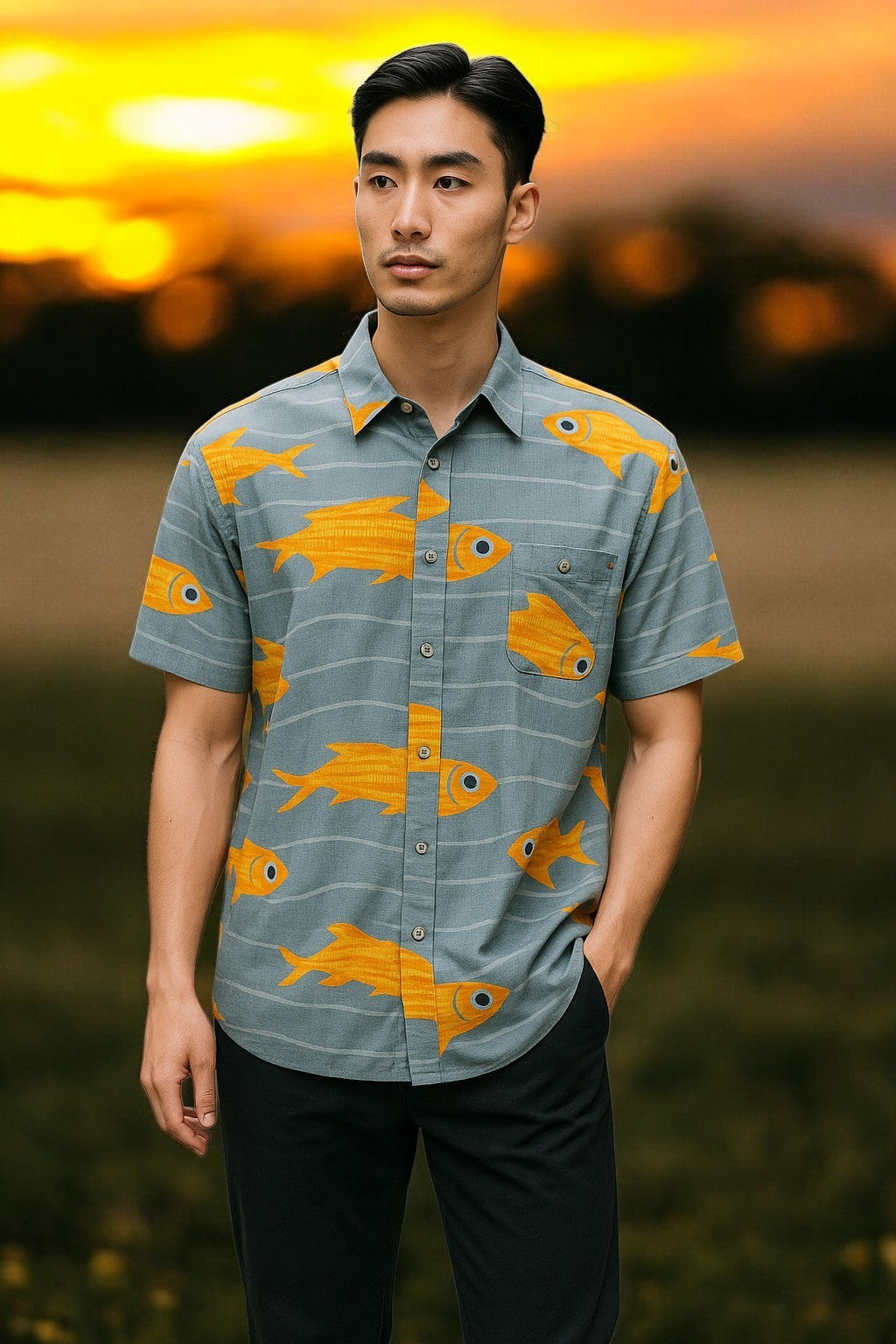 Menpachi Collection Aloha Shirt