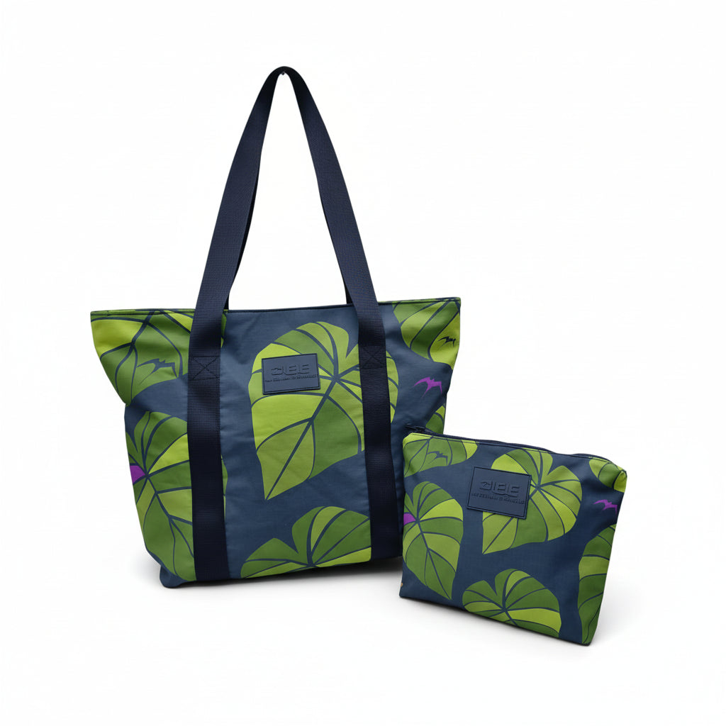 Kalo Collection Nylon Ripstop Tote and Pouch Set