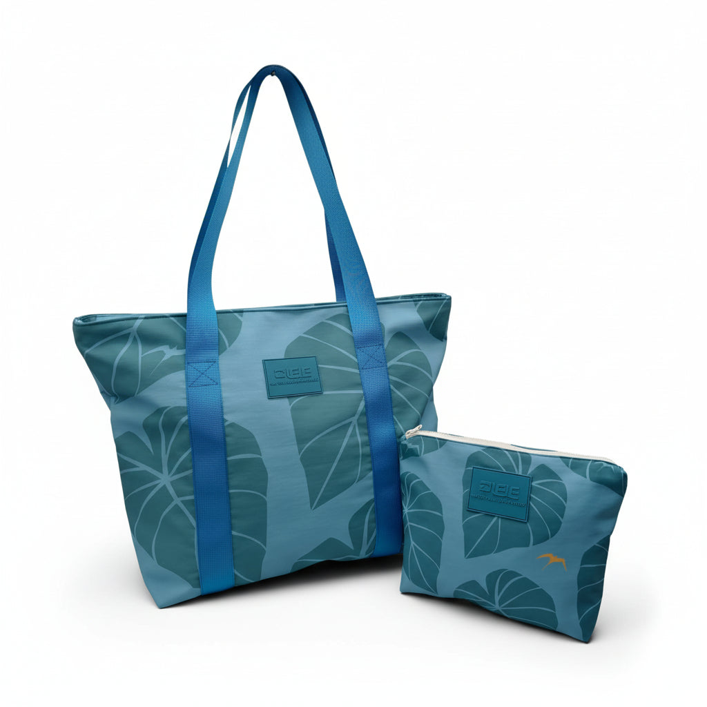 Kalo Collection Nylon Ripstop Tote and Pouch Set