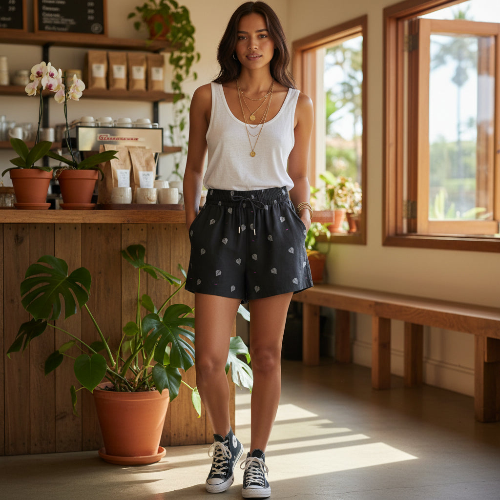 Kalo Collection Linen Shorts
