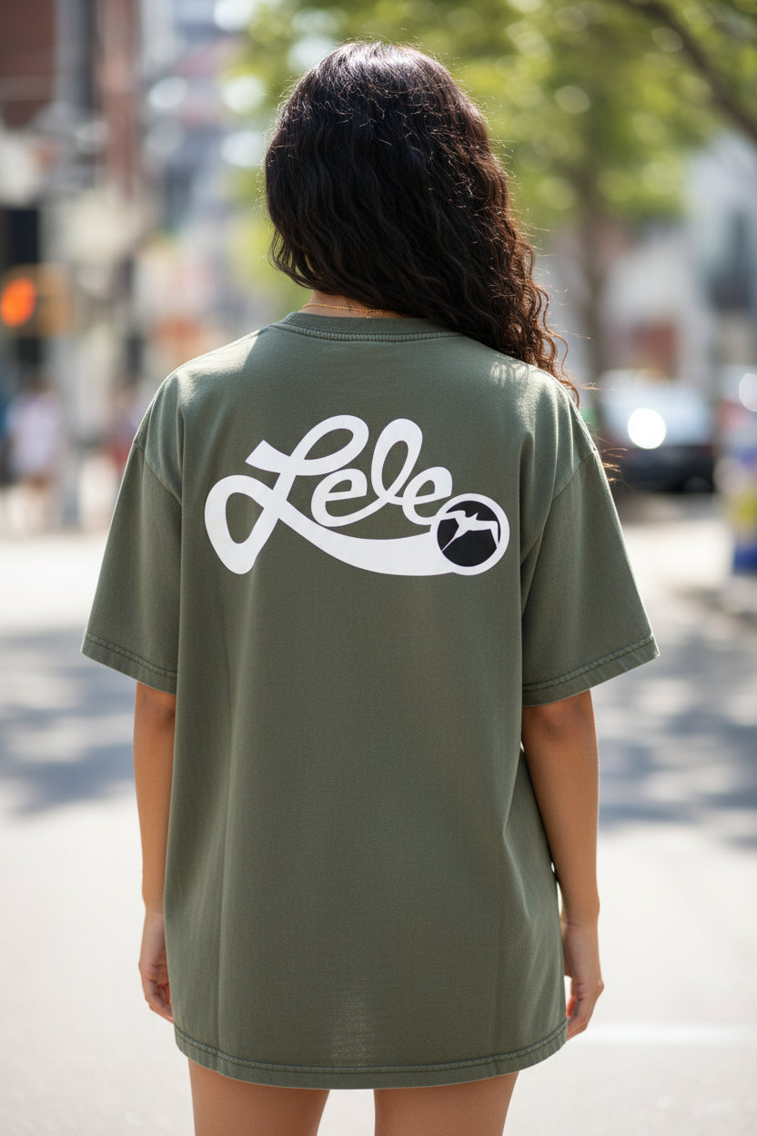 Cursive Lele Logo Heavy Weight Tee