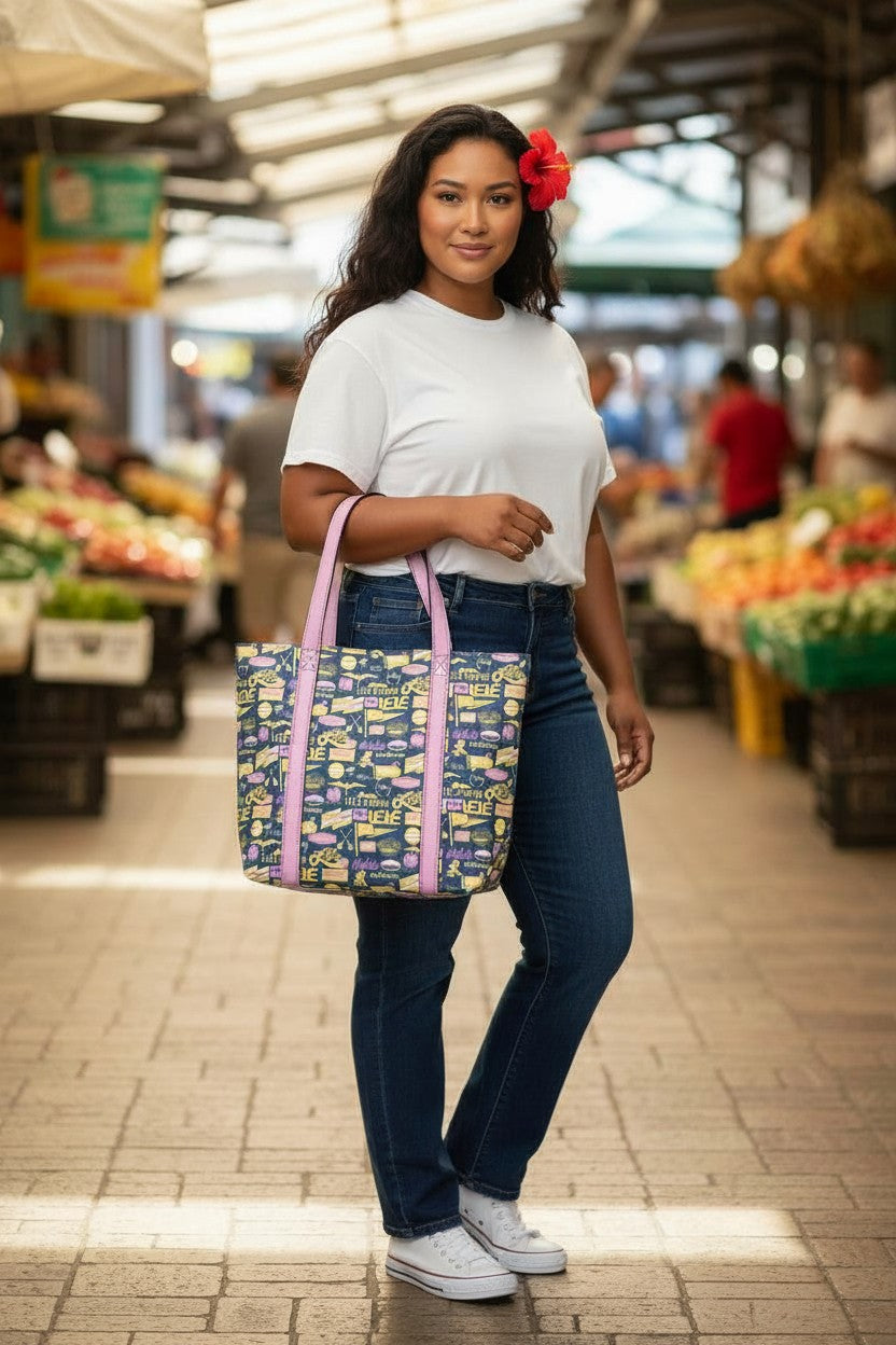 Lele Choke Logo Nylon Ripstop Tote