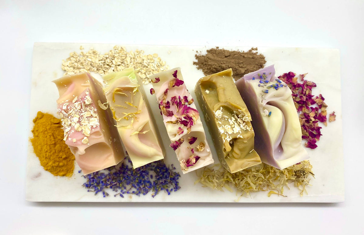 Calendula Lemongrass Handmade Soap Bar NATURAL VEGAN