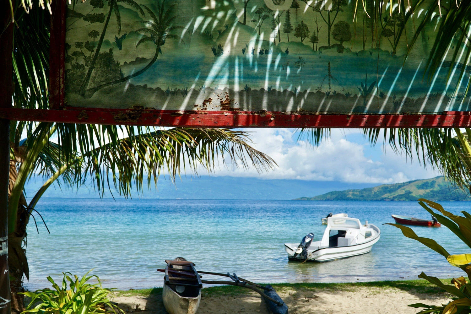 Kioa Handwoven Square Tarawa Mat