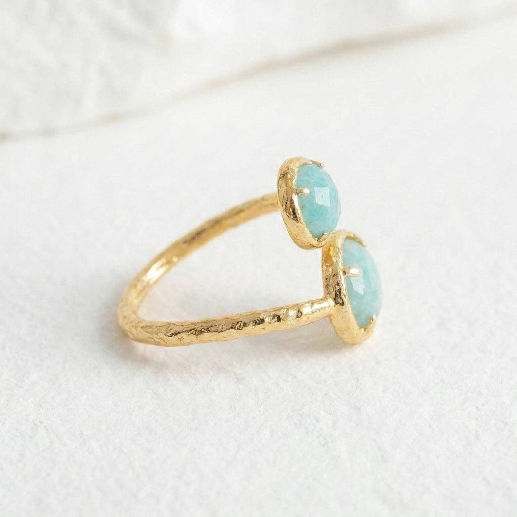 Ocean Soul Amazonite Ring