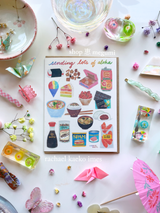 Sending Lots of Aloha Greeting Card - Hawaii Foods Greeting Card | Hawaiian Food Art Illustration