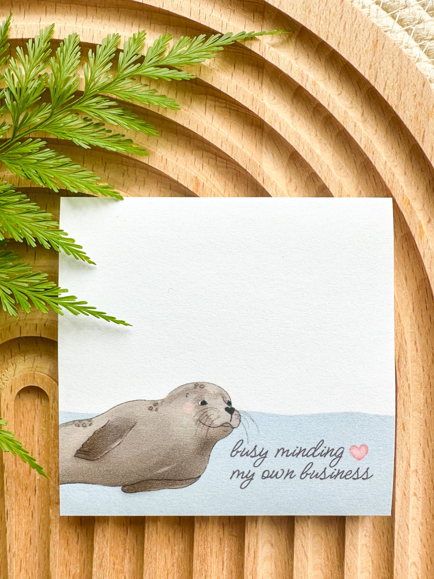 Hawaiian Monk Seal Post-It Notes