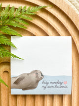 Hawaiian Monk Seal Post-It Notes
