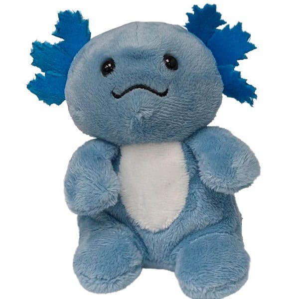 Hawaiian Canned Aholokolo | Stuffed Axolotl Plush w/Jokes