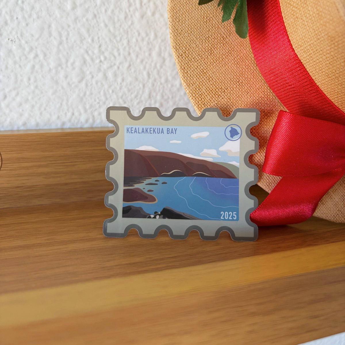 Kealakekua Bay Postage Stamp Sticker