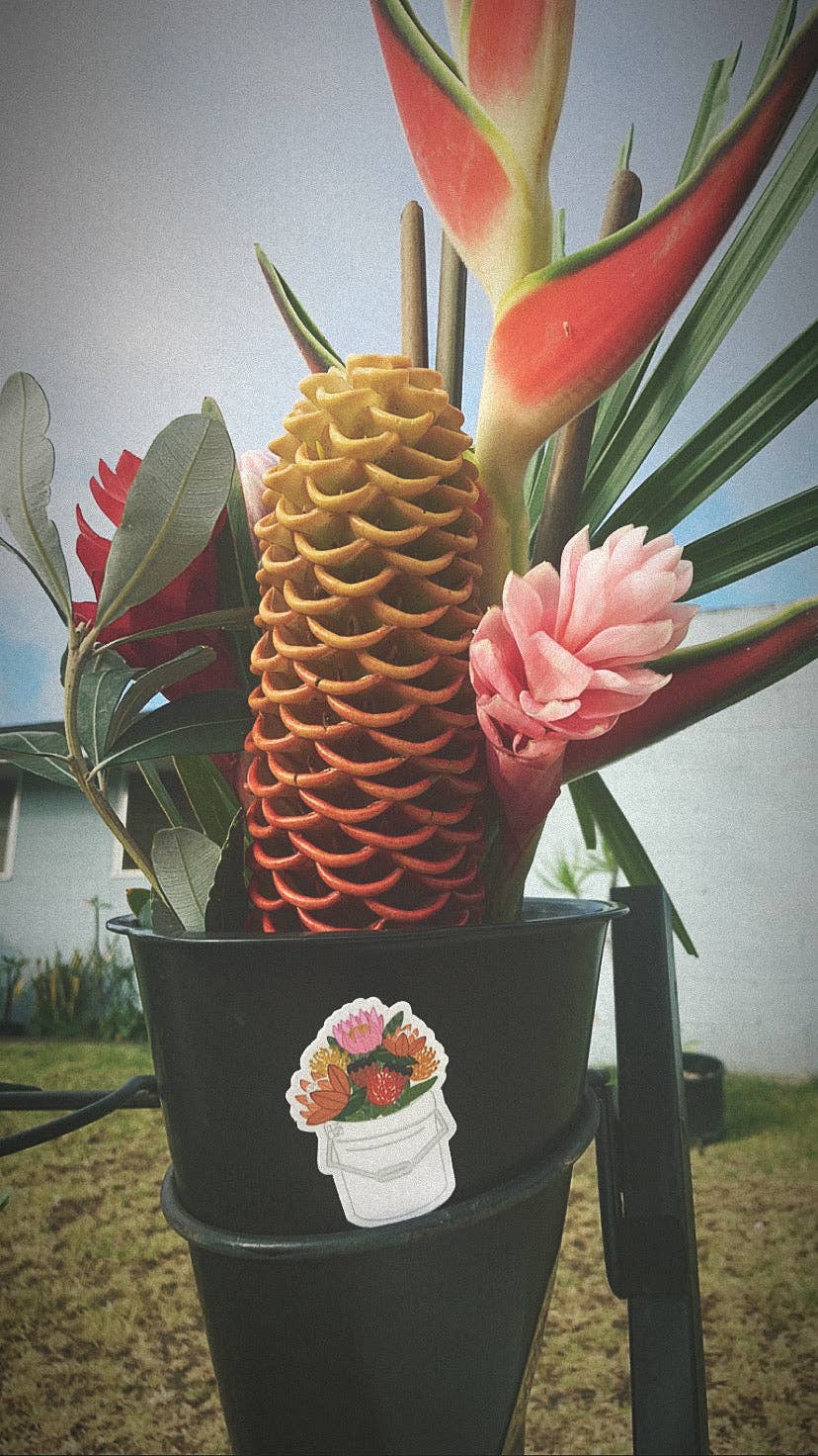 Protea Bucket Stickers