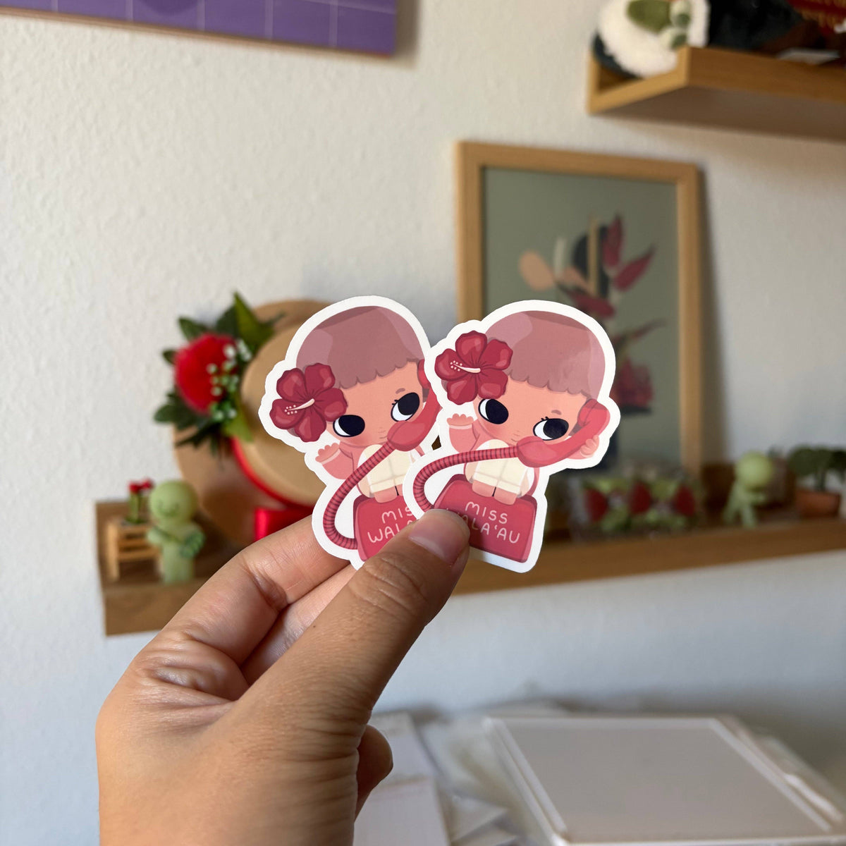 Little Miss Walaʻau Sticker