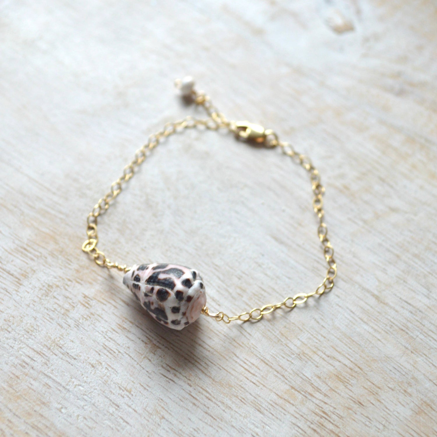 Cone Shell Chain Bracelet