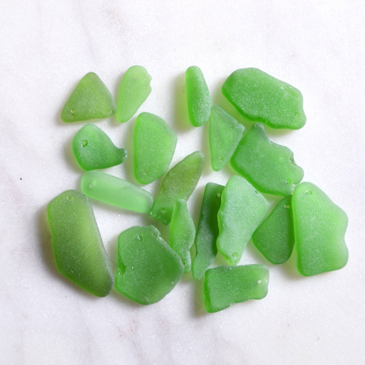 Emerald Green Sea Glass Pendant