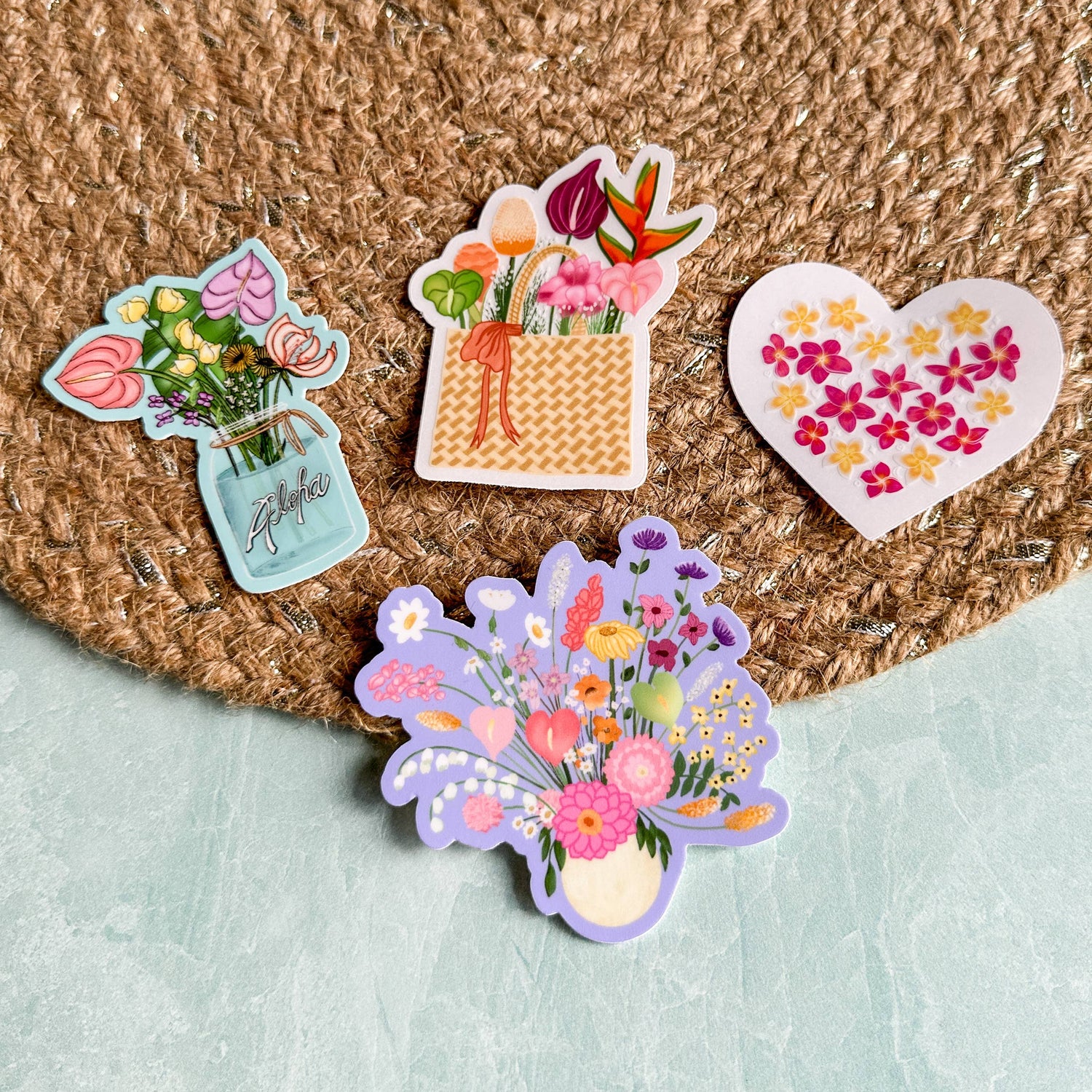 Aloha Glass Jar - Sticker