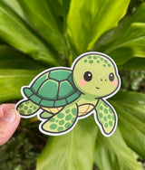 Honu / Hawaiian Green Sea Turtle Sticker