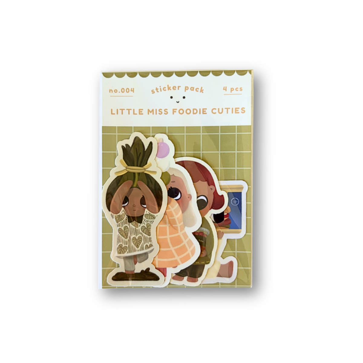 Little Miss Foodie Cutie Sticker Pack
