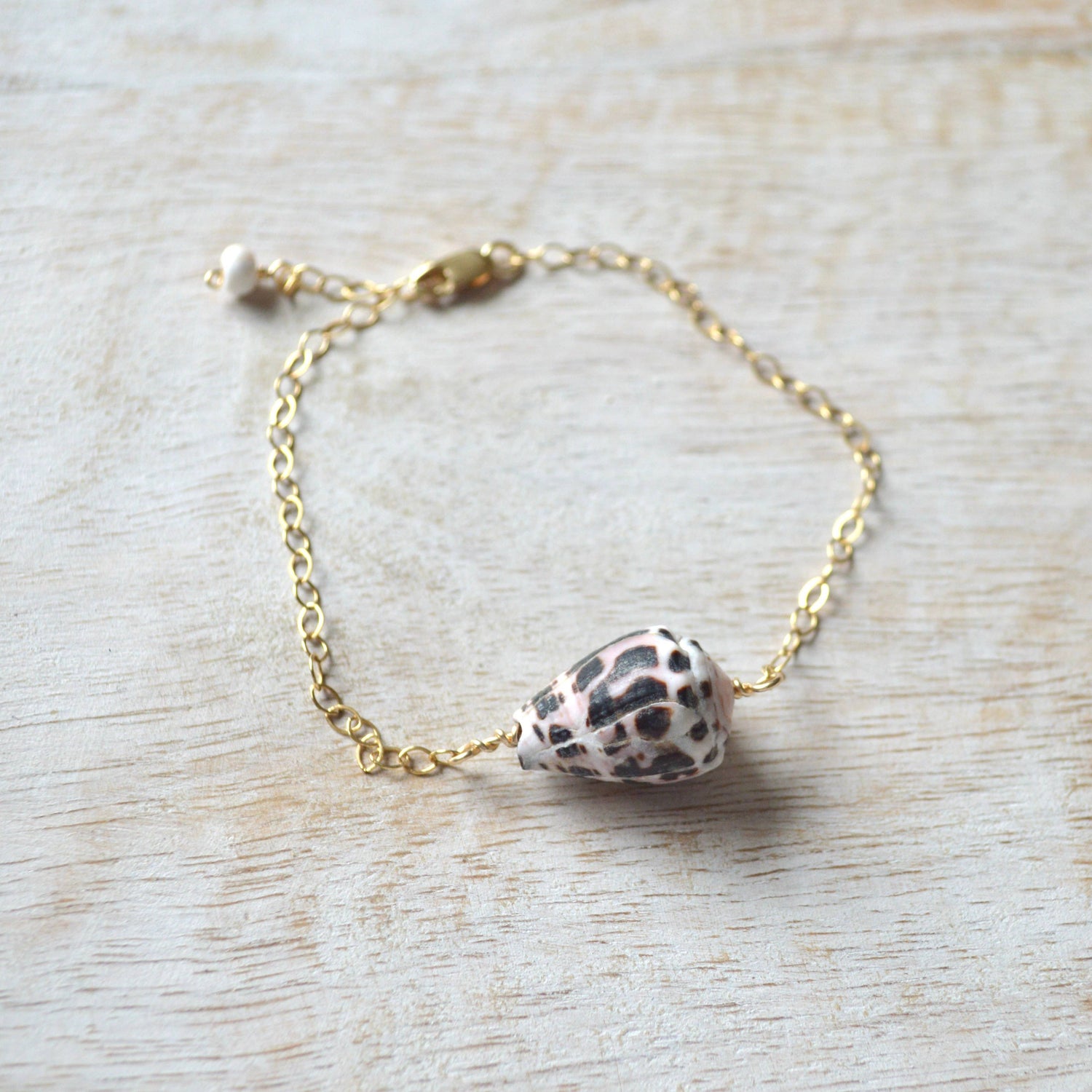 Cone Shell Chain Bracelet