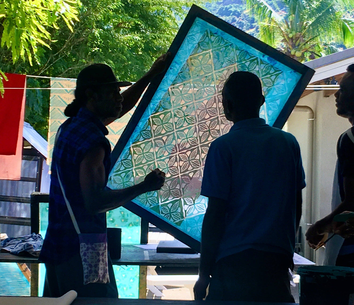 Accent Pillow Cover - Senikau Print