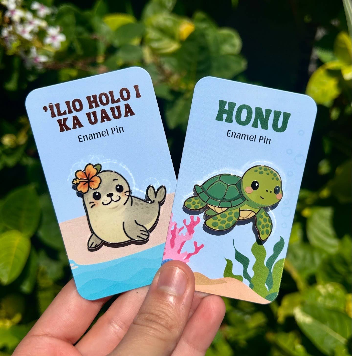 Honu / Hawaiian Green Sea Turtle Enamel Pin