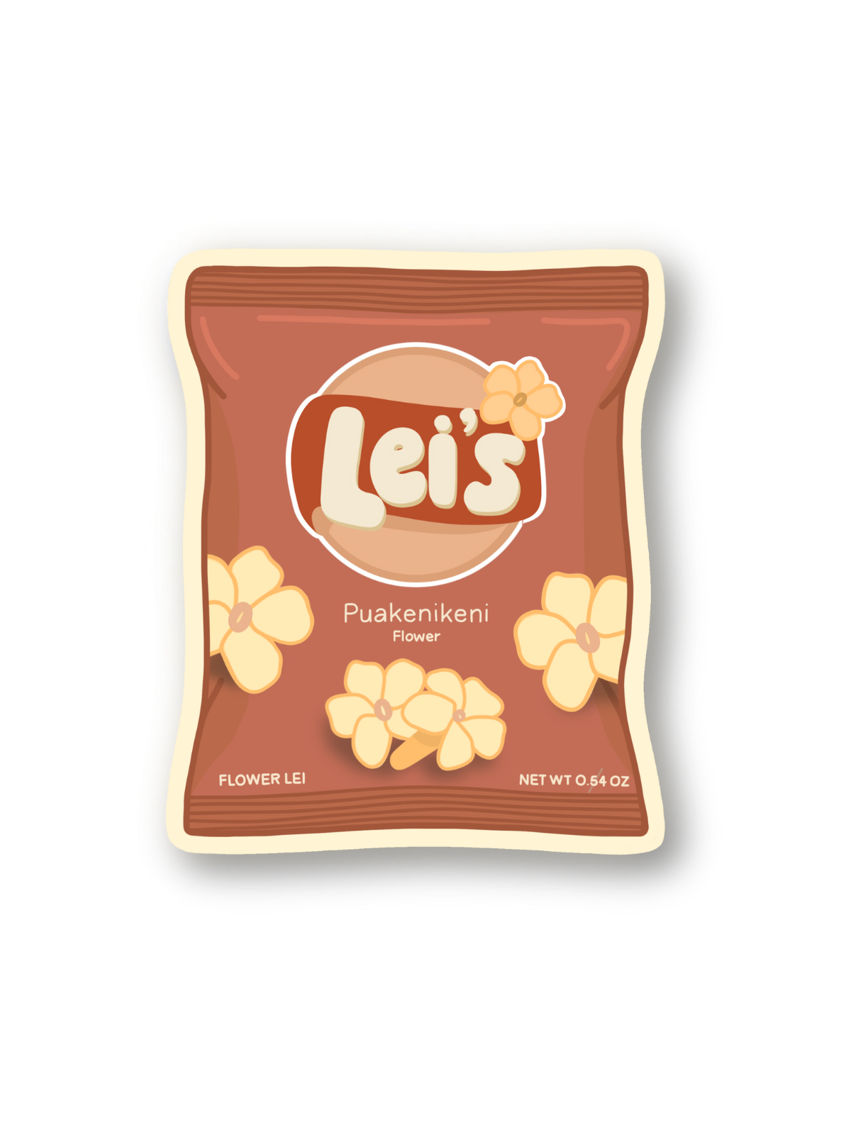 Bag of Lei's Sticker - Puakenikeni