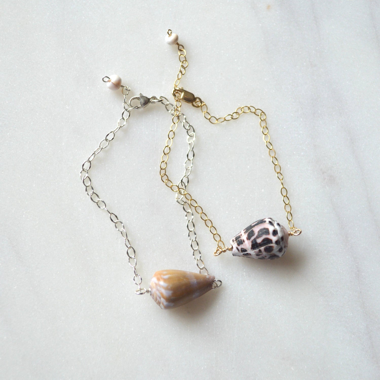 Cone Shell Chain Bracelet