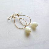 Mini Pikake Teardrop Earrings