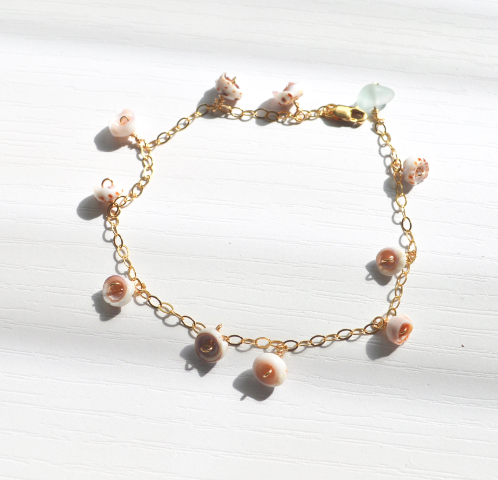 Puka Shell Chain Bracelet